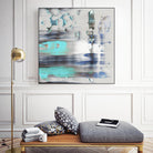 Blue Swim II by PI Studio on GIANT ART - grey abstract