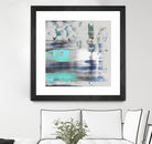 Blue Swim II by PI Studio on GIANT ART - grey abstract