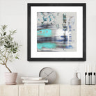 Blue Swim II by PI Studio on GIANT ART - grey abstract