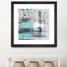 Blue Swim II by PI Studio on GIANT ART - grey abstract