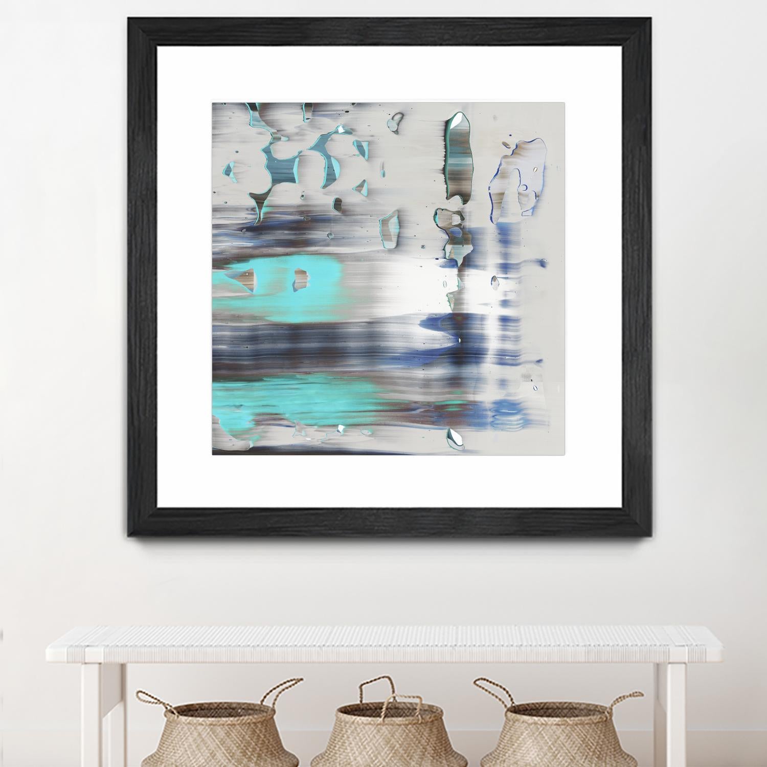Blue Swim II by PI Studio on GIANT ART - grey abstract