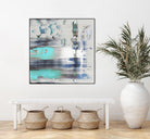Blue Swim II by PI Studio on GIANT ART - grey abstract