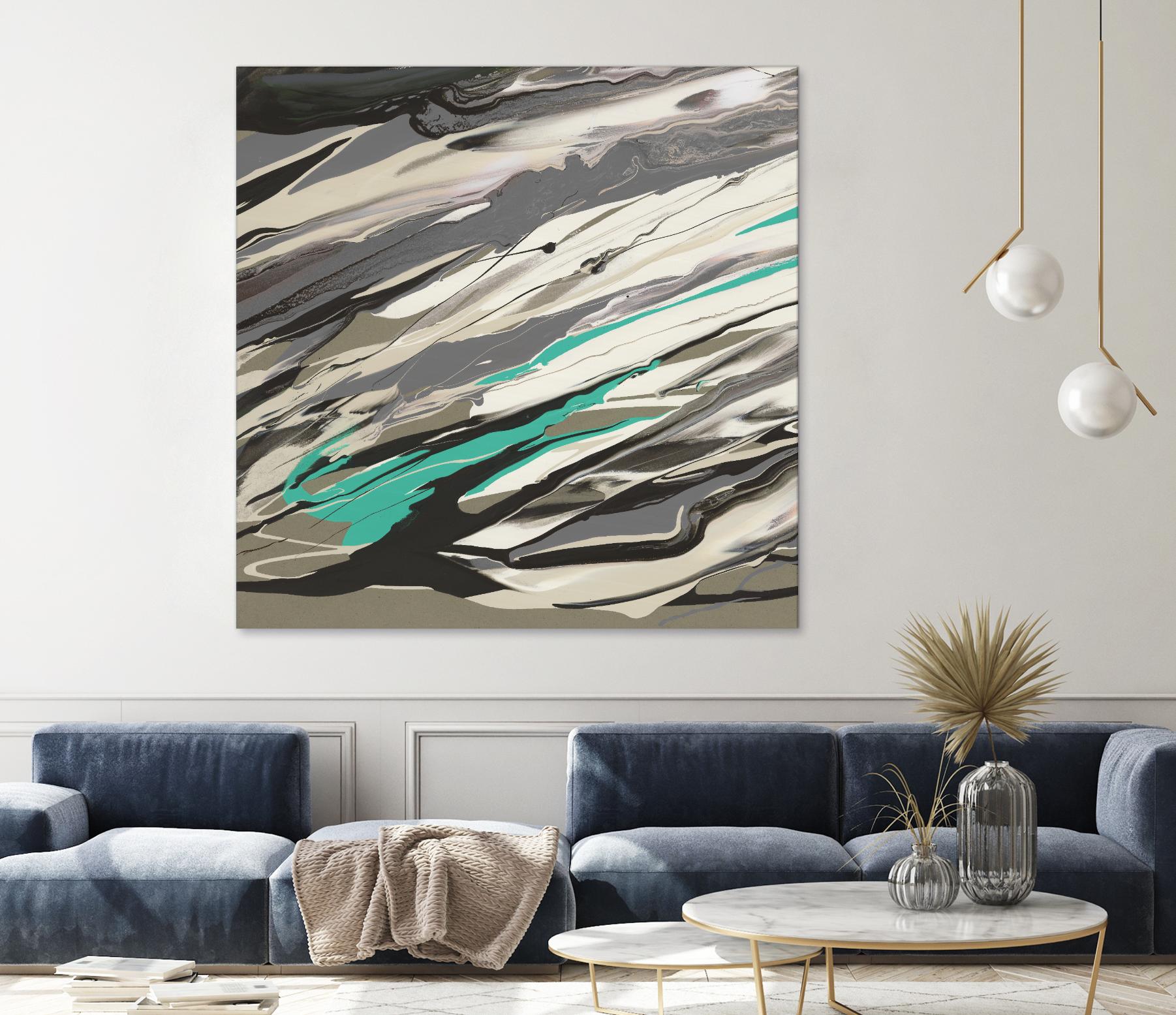 Marble Dust I by PI Studio on GIANT ART - grey abstract