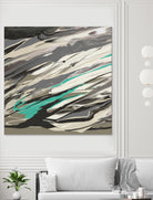 Marble Dust I by PI Studio on GIANT ART - grey abstract