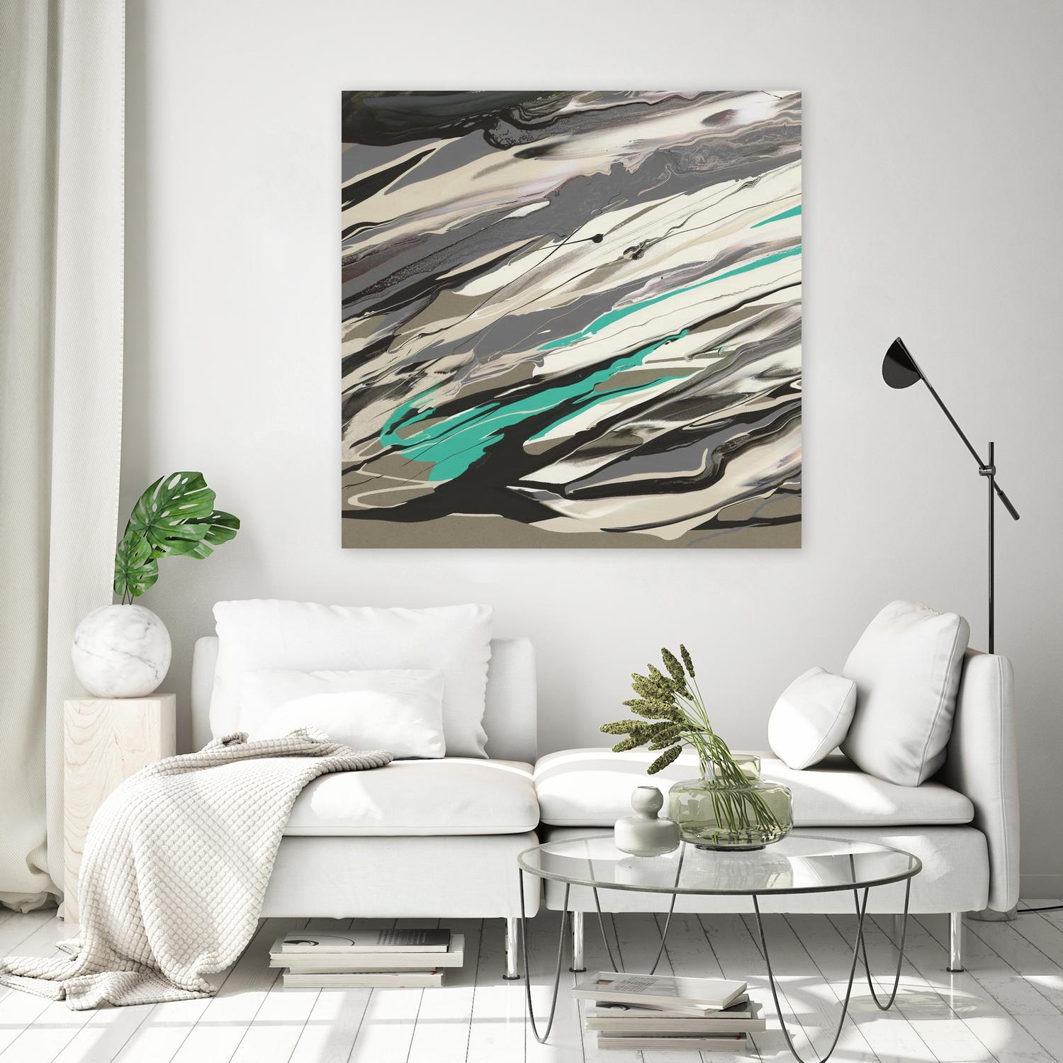 Marble Dust I by PI Studio on GIANT ART - grey abstract