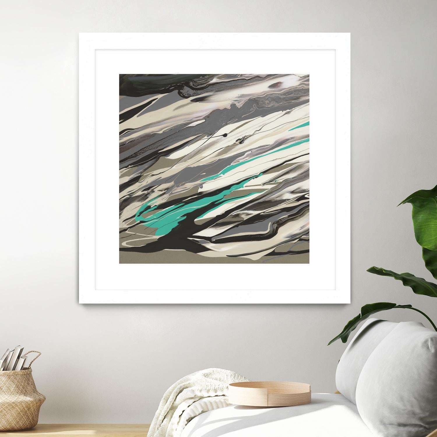 Marble Dust I by PI Studio on GIANT ART - grey abstract