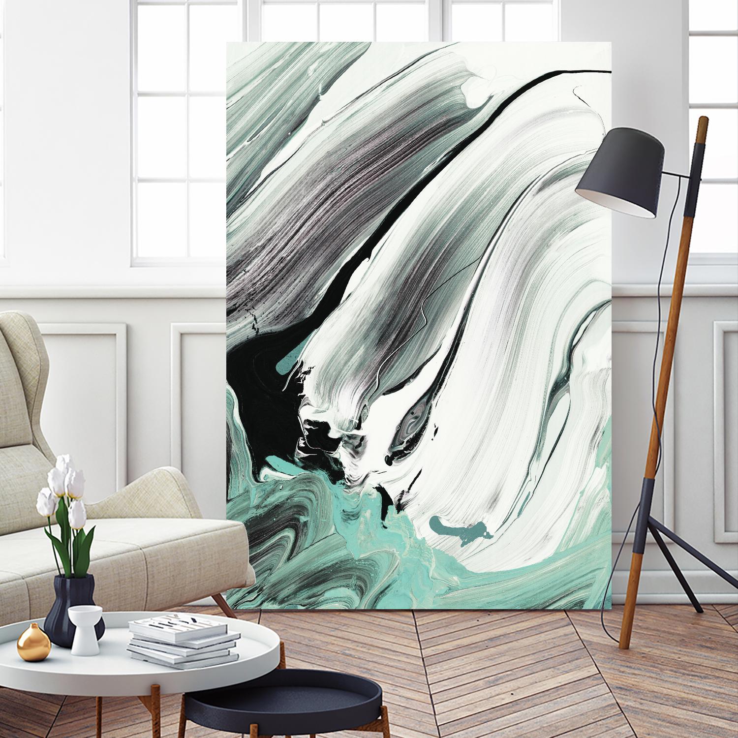 Marble Dust III by PI Studio on GIANT ART - white abstract