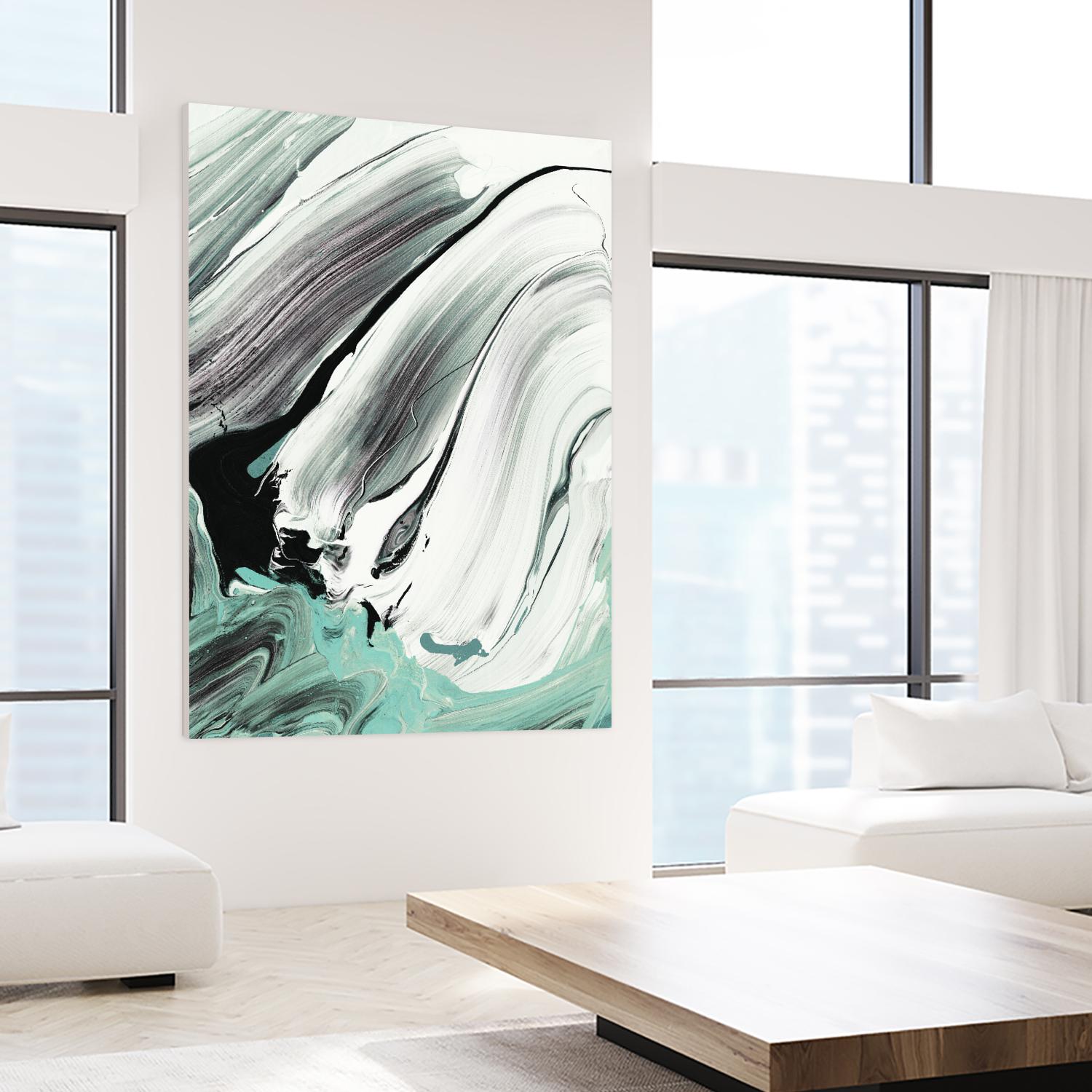 Marble Dust III by PI Studio on GIANT ART - white abstract