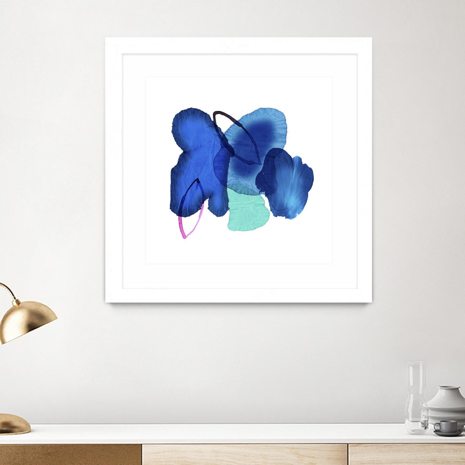 Inksplash by PI Studio on GIANT ART - blue abstract