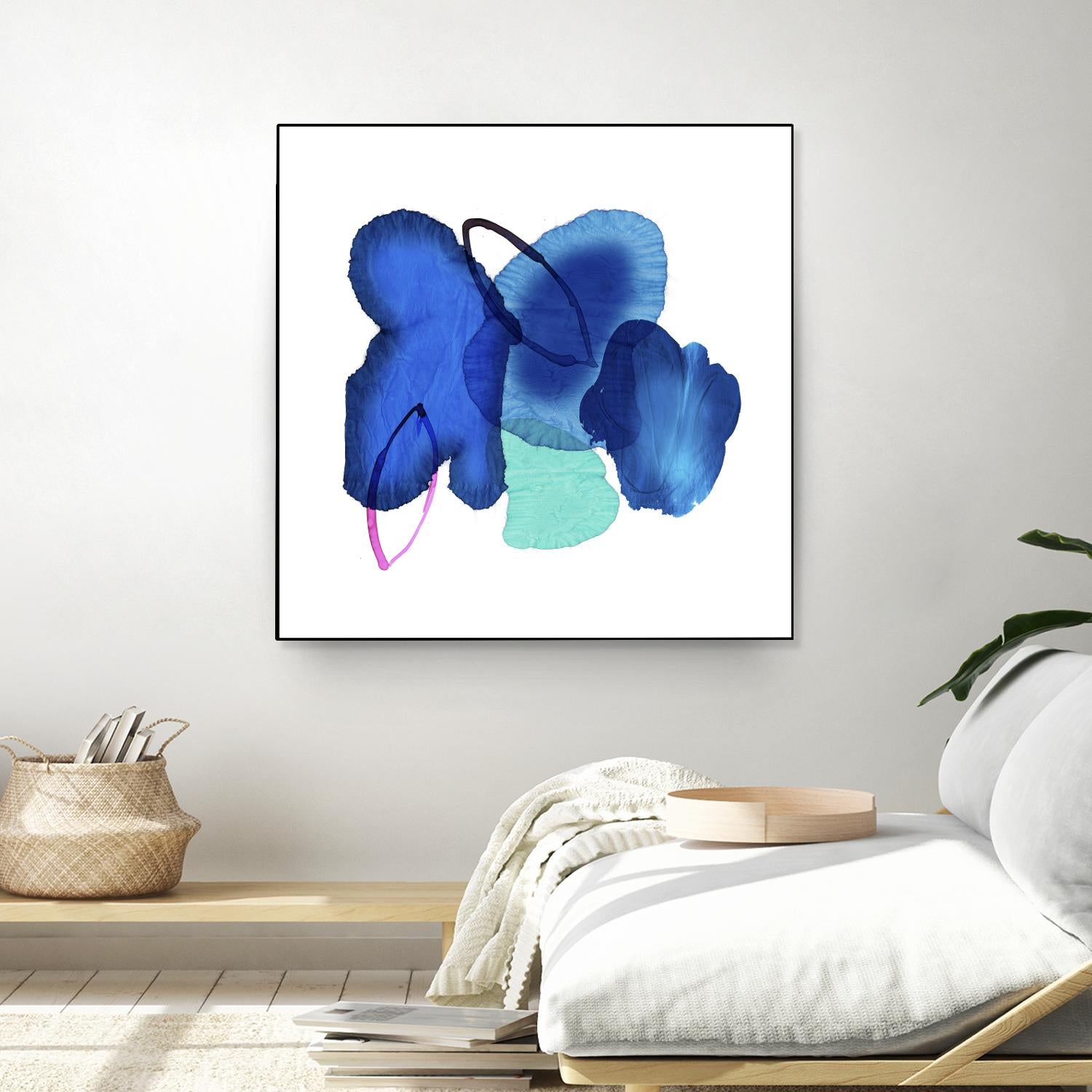 Inksplash by PI Studio on GIANT ART - blue abstract