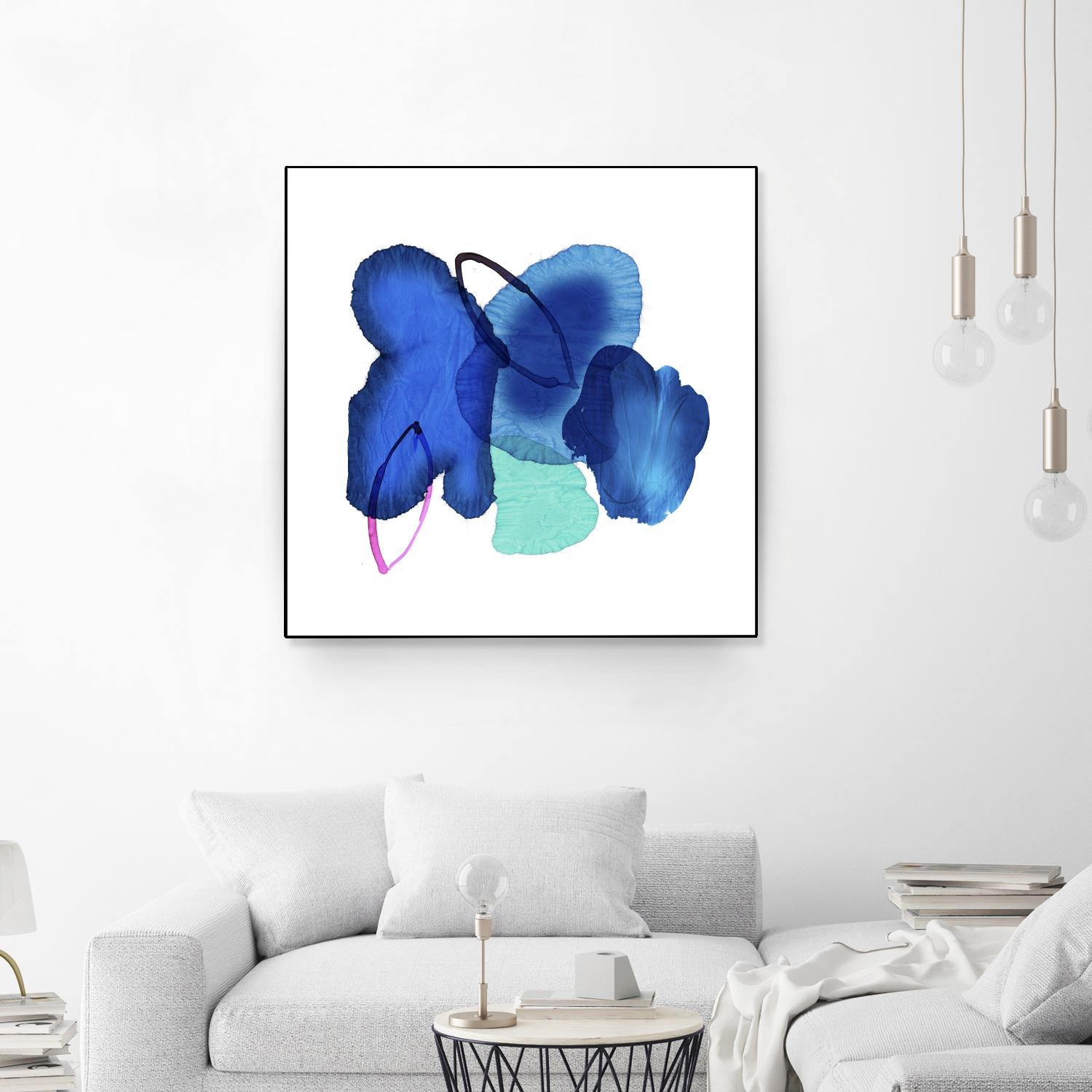 Inksplash by PI Studio on GIANT ART - blue abstract