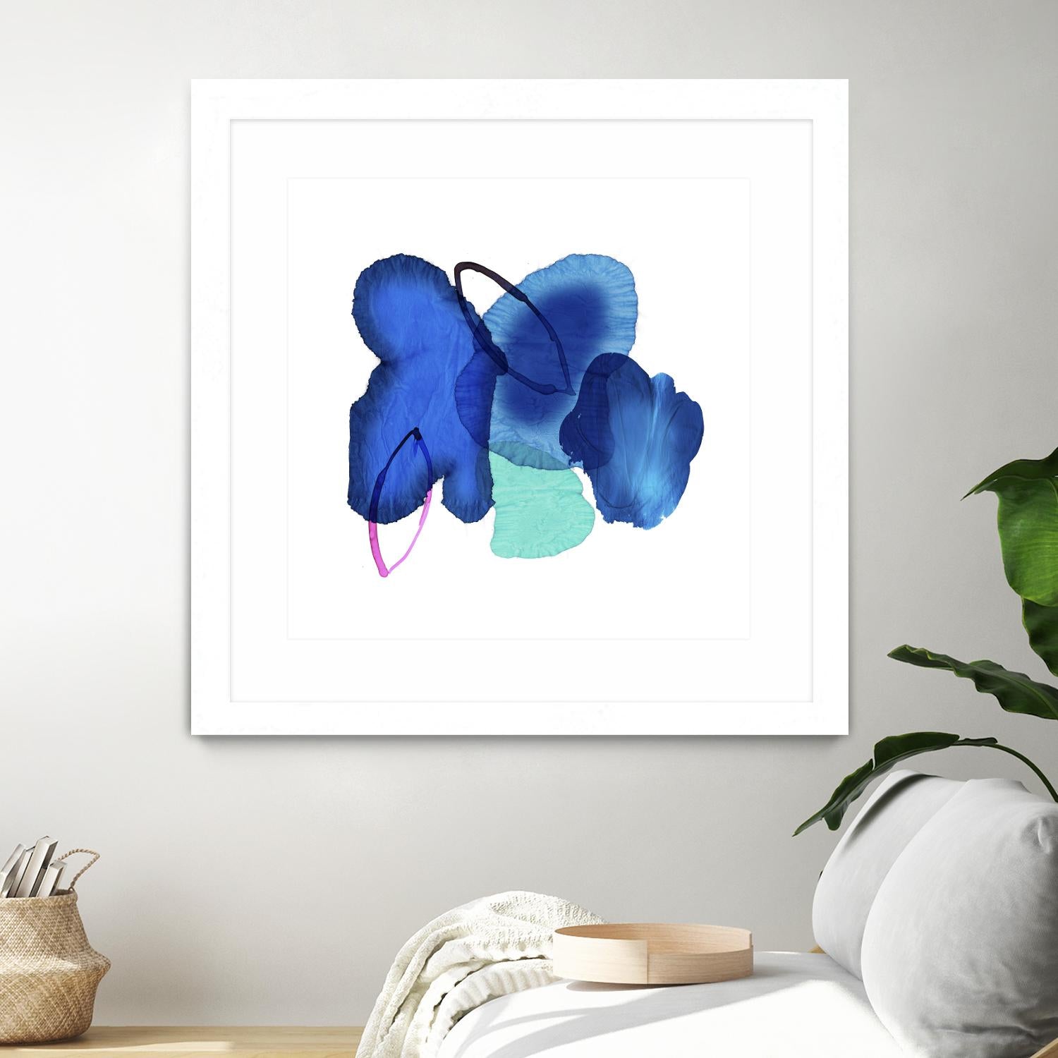 Inksplash by PI Studio on GIANT ART - blue abstract