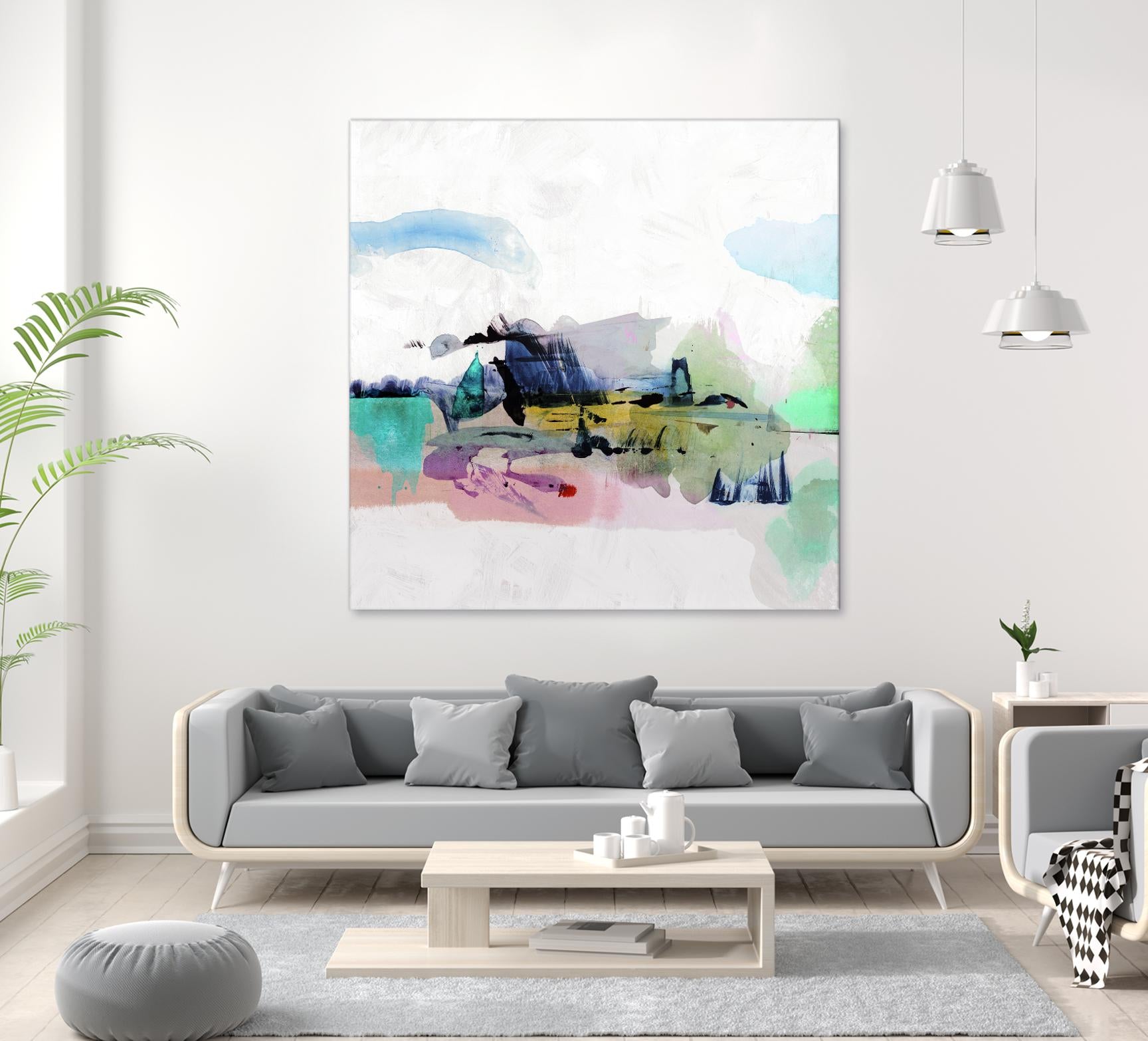 Palette Landscape I by PI Studio on GIANT ART - white abstract