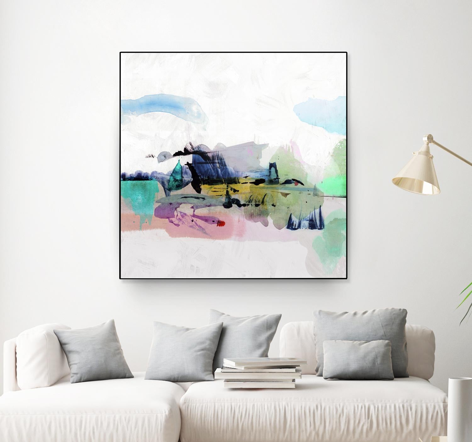 Palette Landscape I by PI Studio on GIANT ART - white abstract