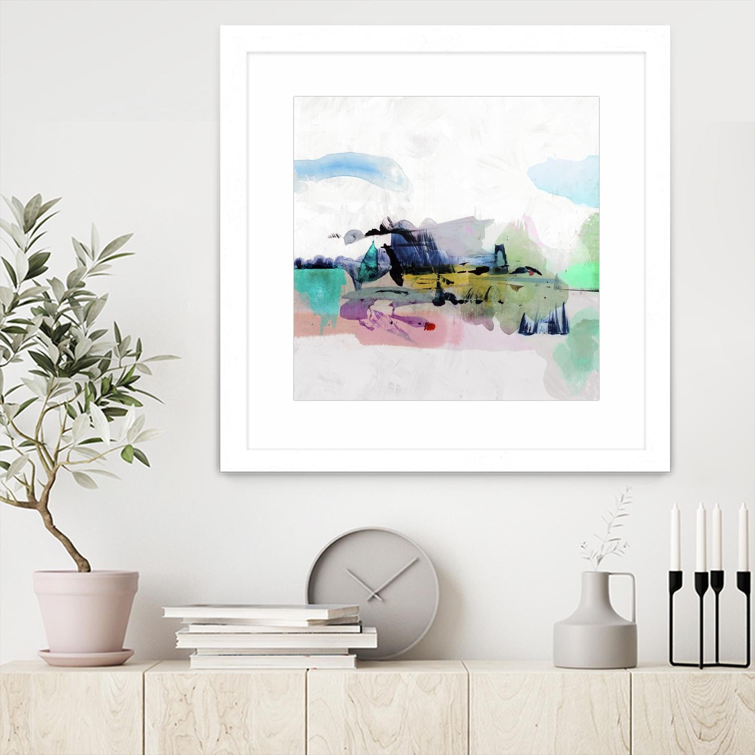 Palette Landscape I by PI Studio on GIANT ART - white abstract