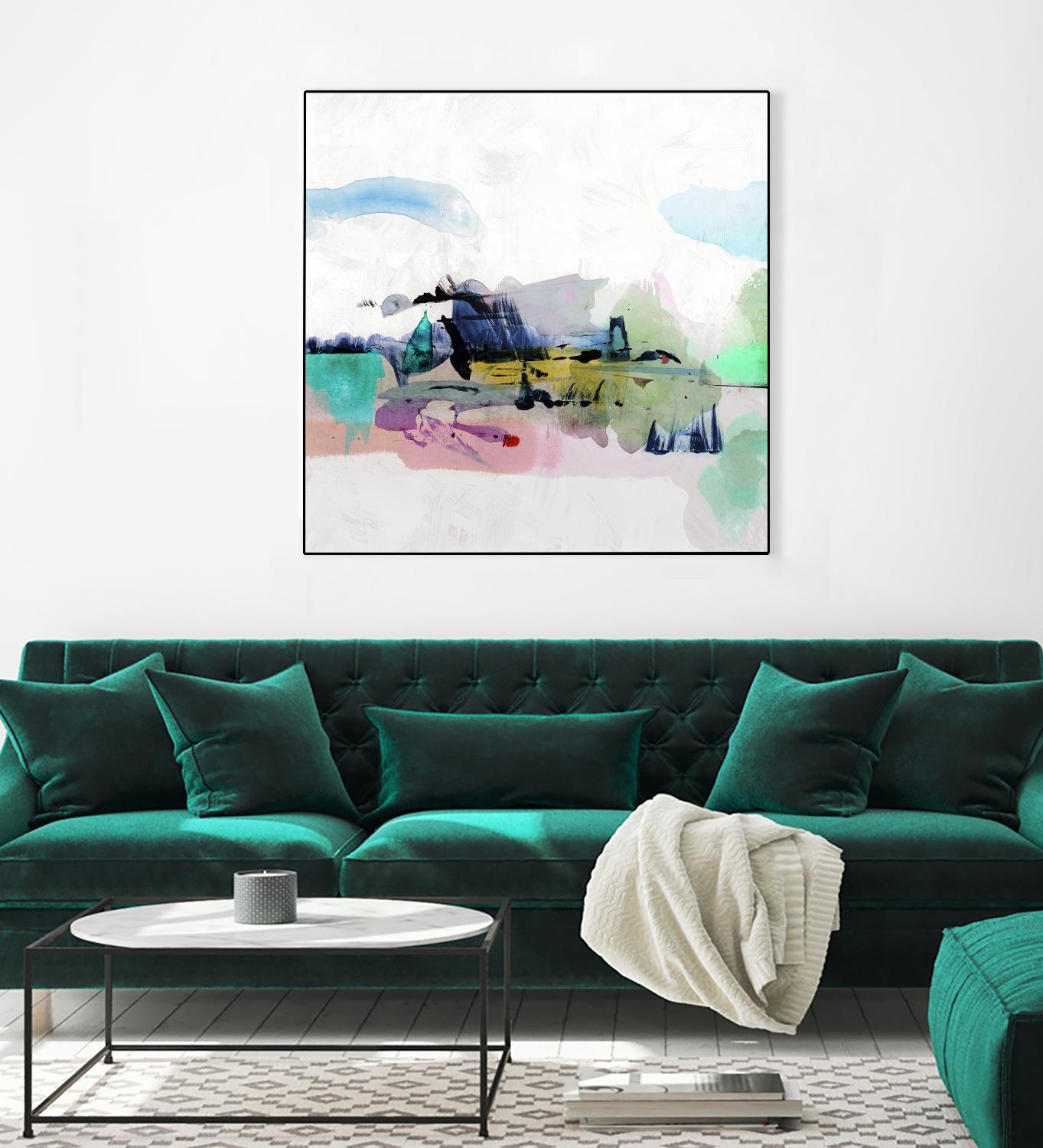 Palette Landscape I by PI Studio on GIANT ART - white abstract