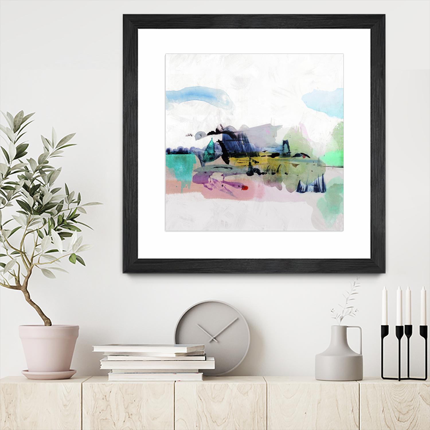 Palette Landscape I by PI Studio on GIANT ART - white abstract