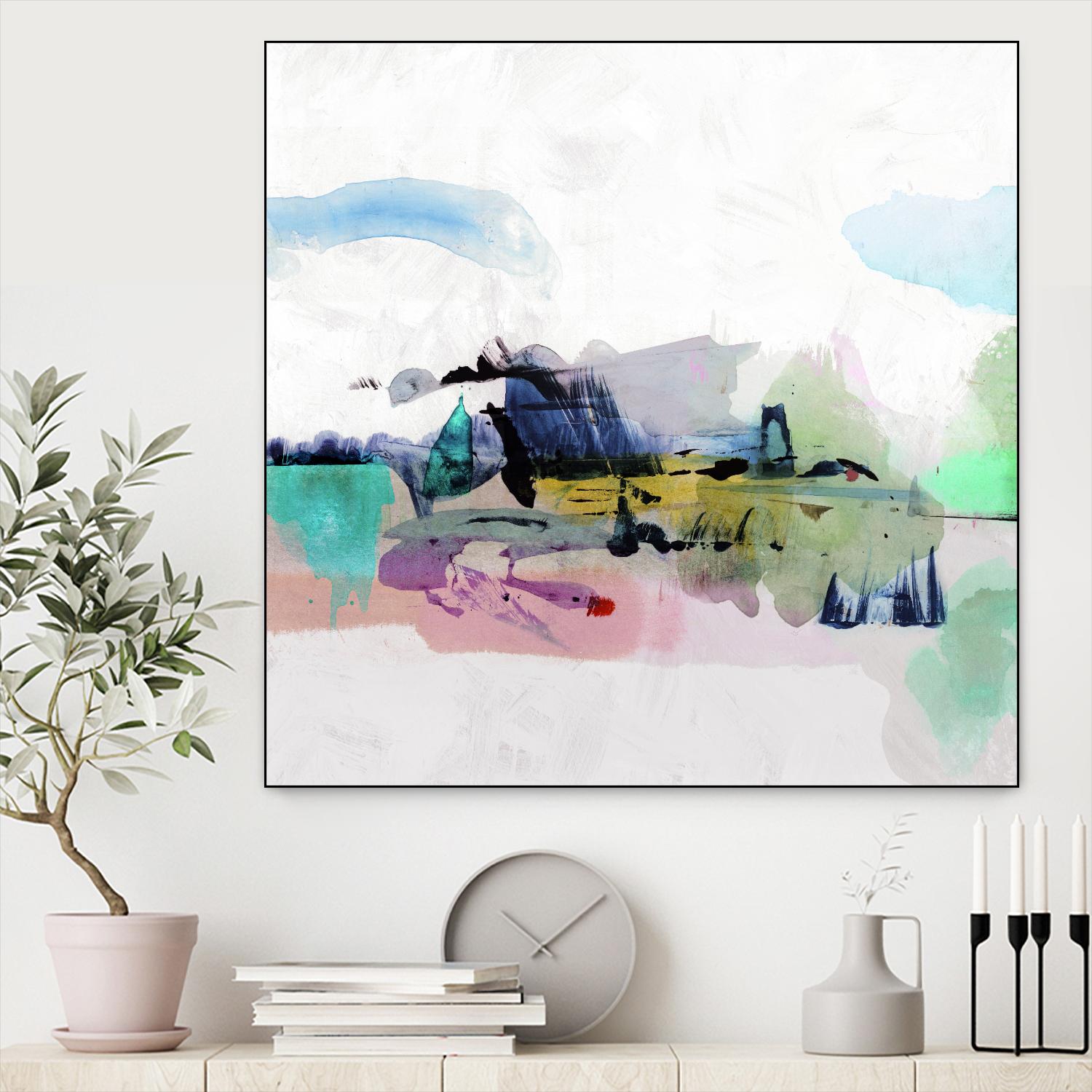 Palette Landscape I by PI Studio on GIANT ART - white abstract