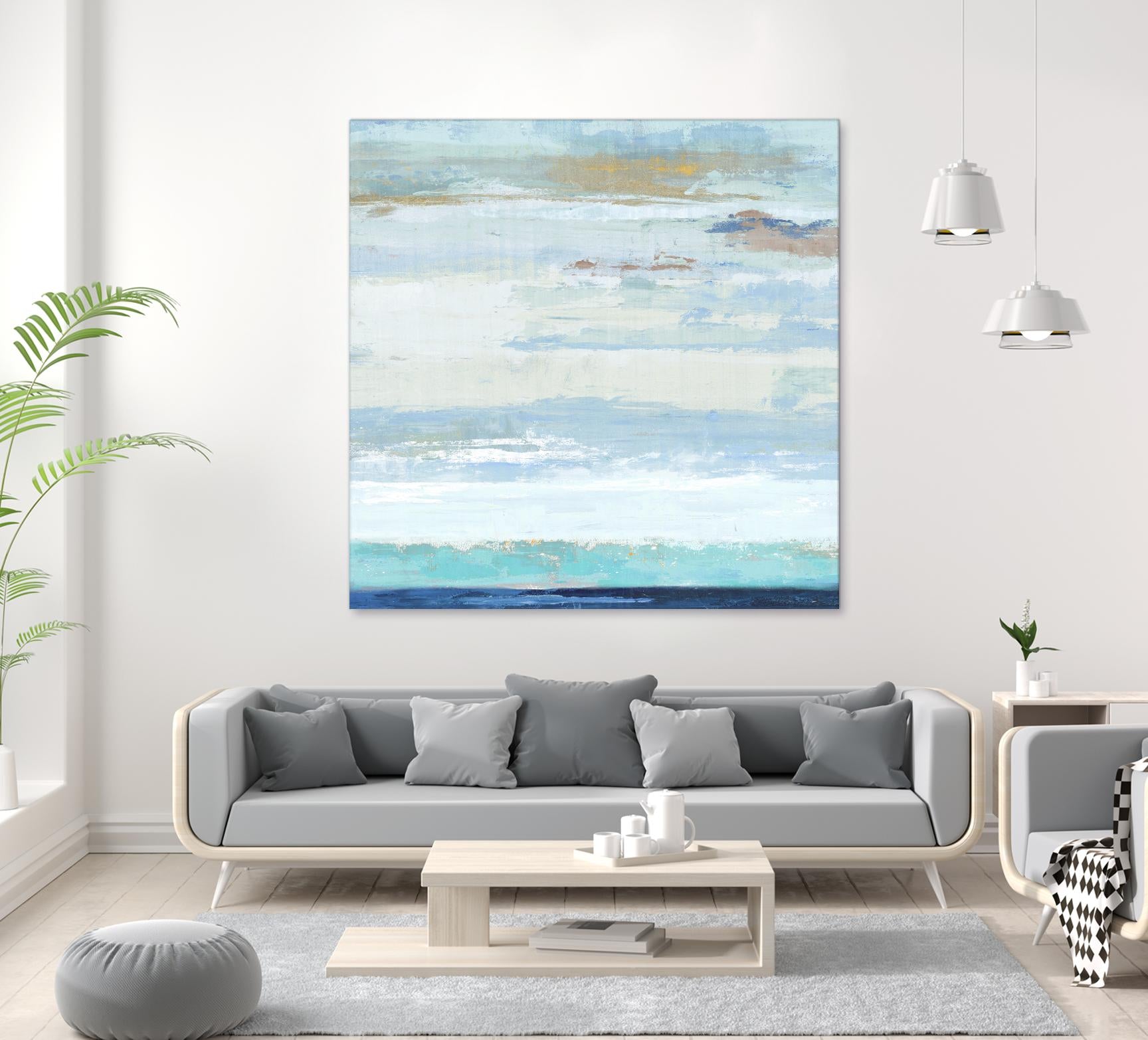 Sea Shore I by PI Studio on GIANT ART - blue abstract