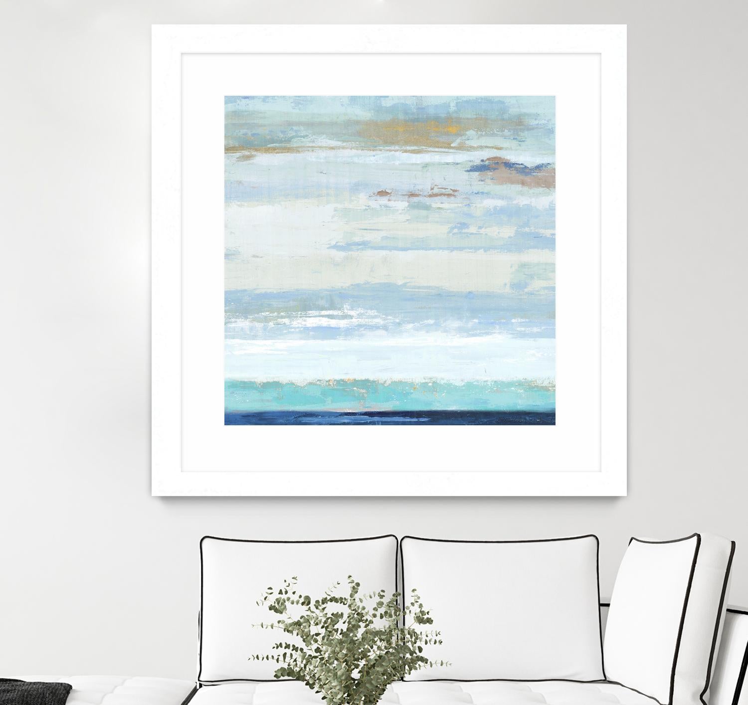 Sea Shore I by PI Studio on GIANT ART - blue abstract