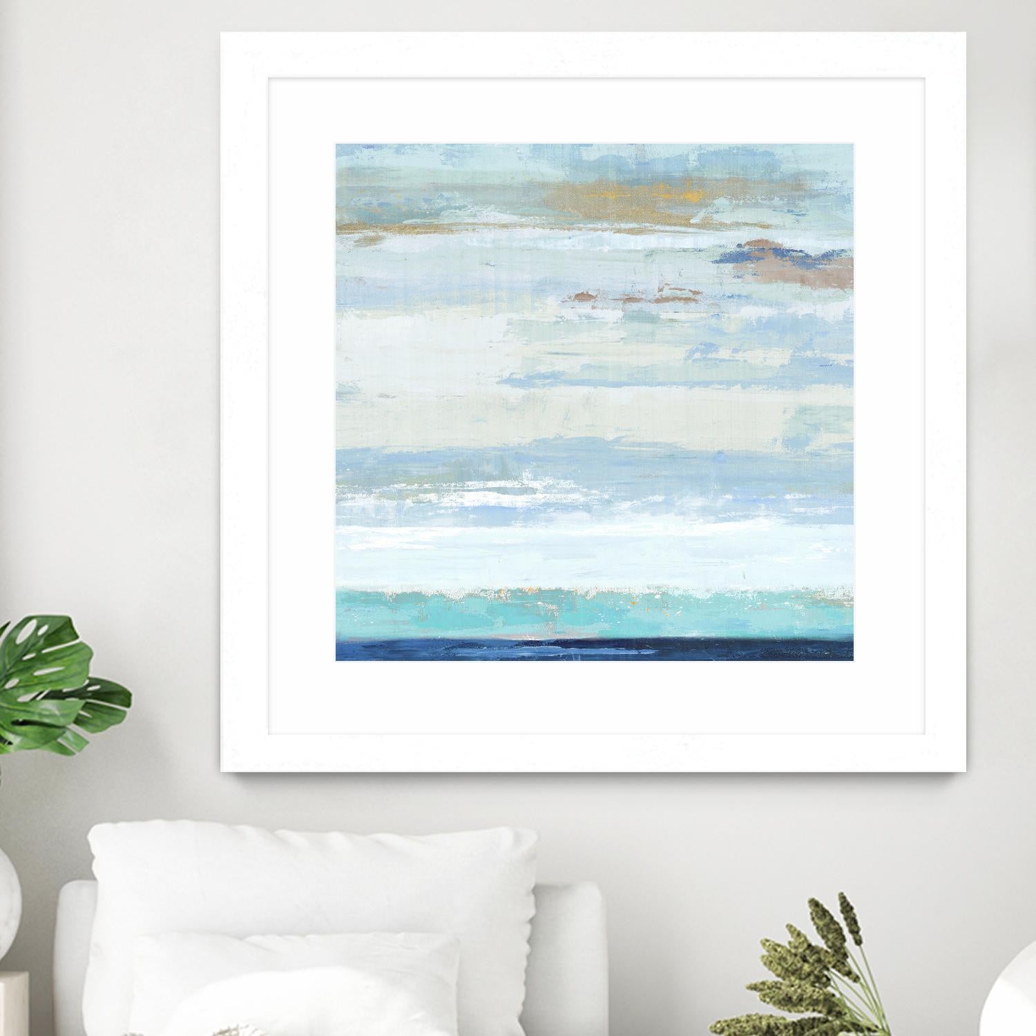 Sea Shore I by PI Studio on GIANT ART - blue abstract