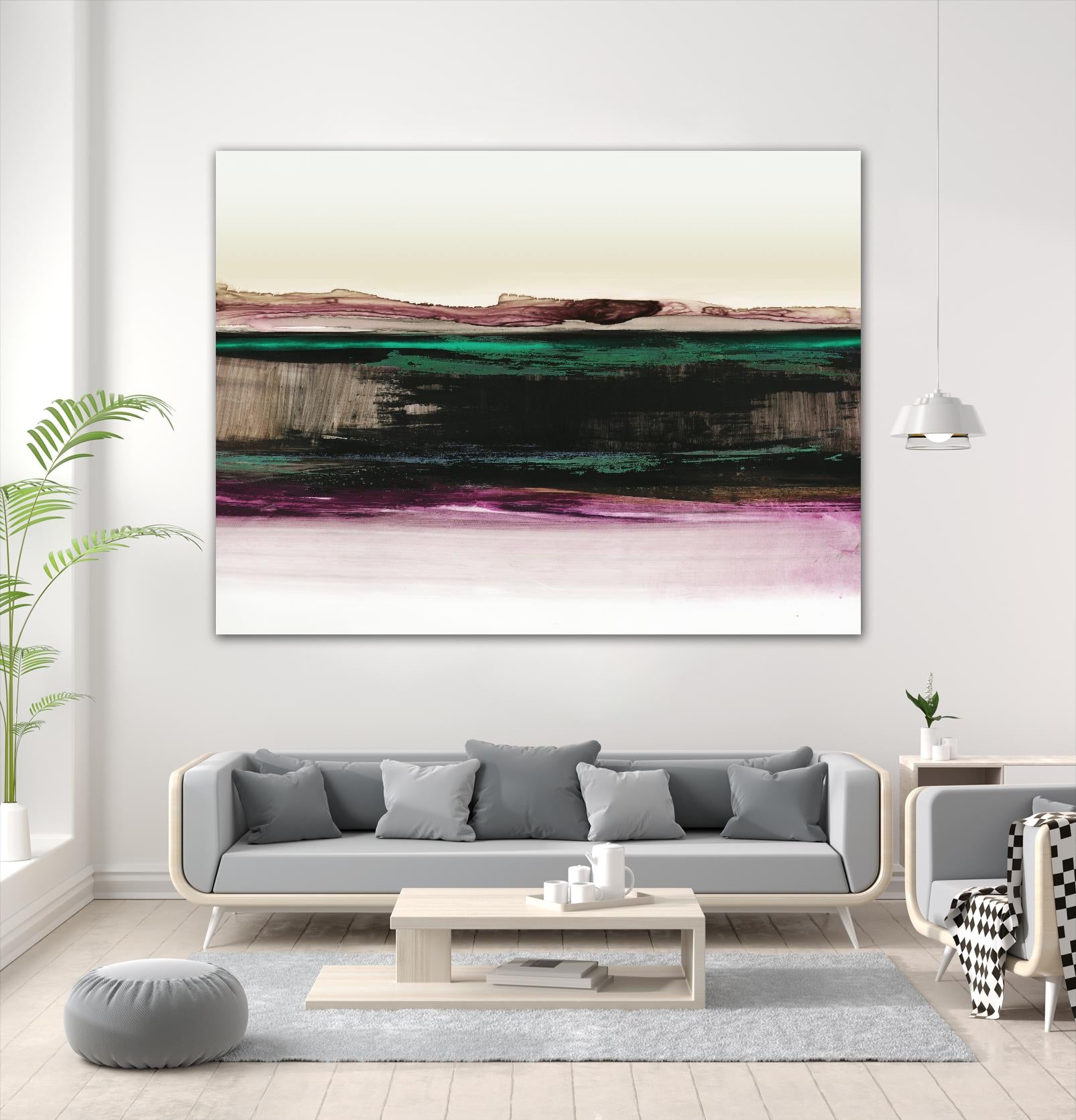 Bella by PI Studio on GIANT ART - green abstract