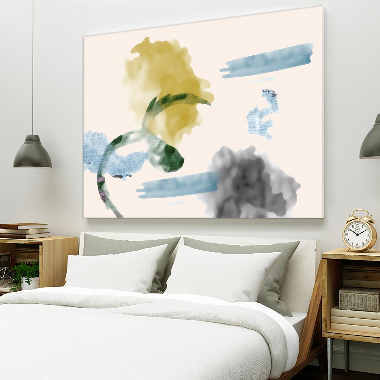 Your Smile I by PI Studio on GIANT ART - blue abstract