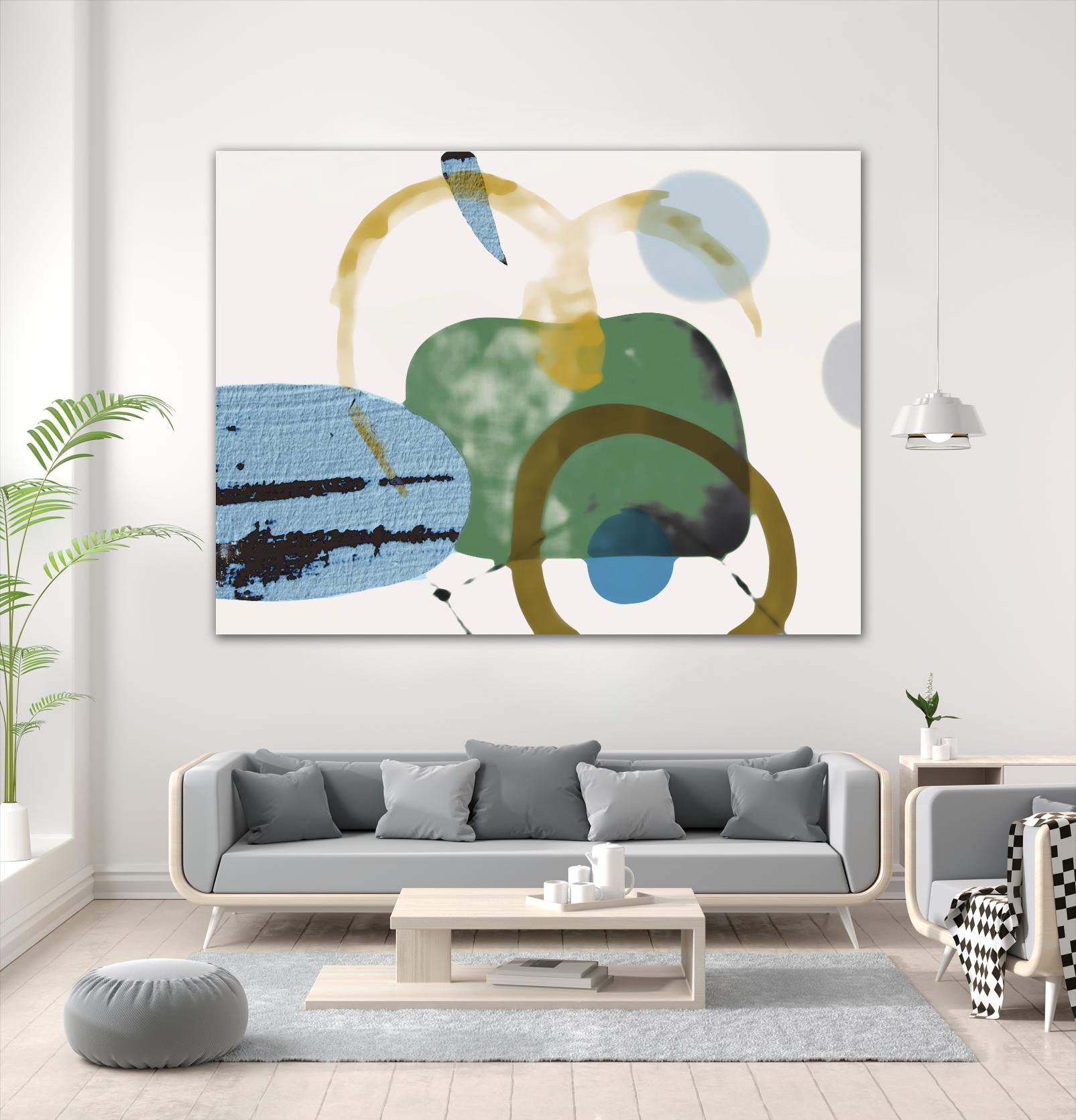 Your Smile II by PI Studio on GIANT ART - white abstract