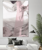 Fuschia I Blush Version by PI Studio on GIANT ART - grey abstract