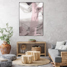 Fuschia I Blush Version by PI Studio on GIANT ART - grey abstract