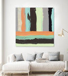 Alt Stripes I by PI Studio on GIANT ART - brown abstract