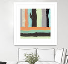 Alt Stripes I by PI Studio on GIANT ART - brown abstract