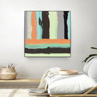 Alt Stripes I by PI Studio on GIANT ART - brown abstract