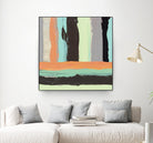 Alt Stripes I by PI Studio on GIANT ART - brown abstract