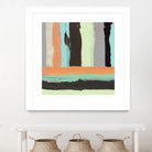 Alt Stripes I by PI Studio on GIANT ART - brown abstract