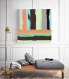 Alt Stripes I by PI Studio on GIANT ART - brown abstract