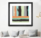 Alt Stripes I by PI Studio on GIANT ART - brown abstract