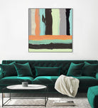 Alt Stripes I by PI Studio on GIANT ART - brown abstract
