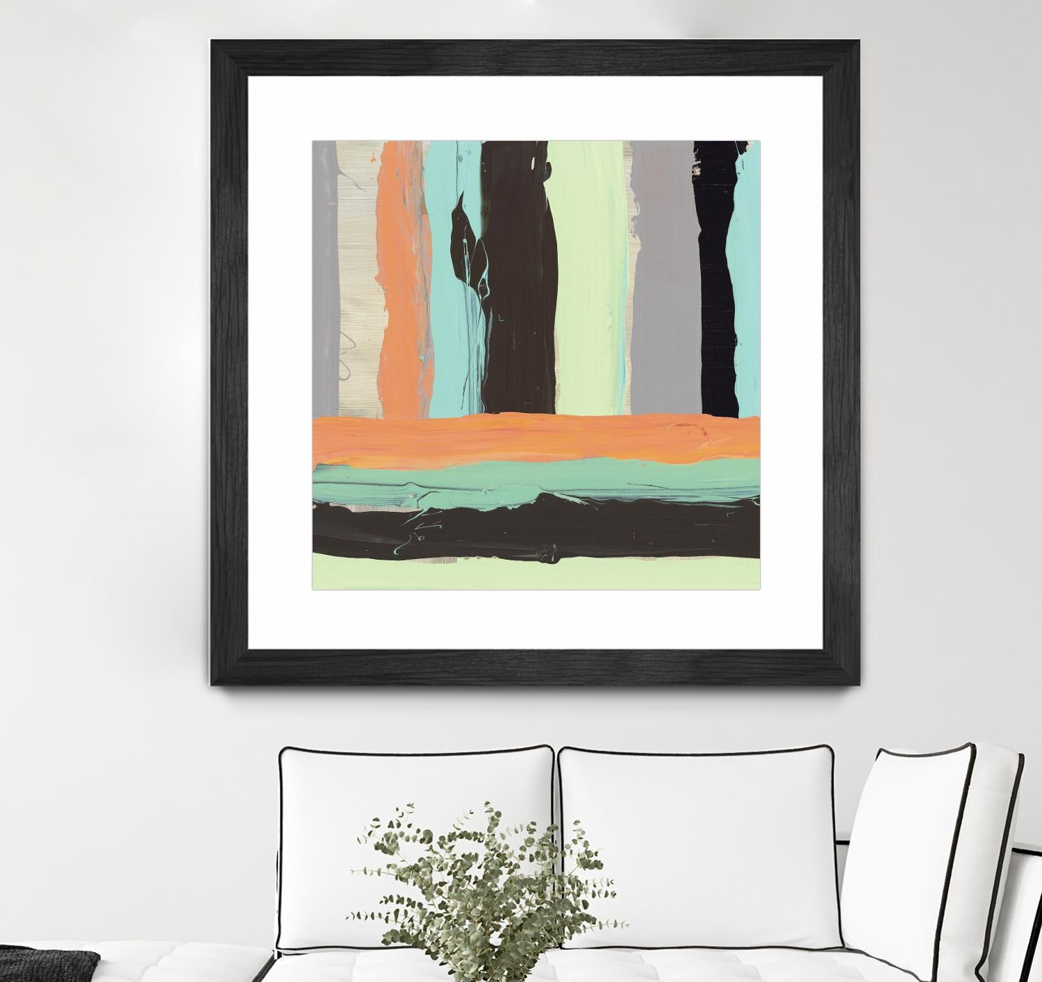 Alt Stripes I by PI Studio on GIANT ART - brown abstract