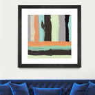 Alt Stripes I by PI Studio on GIANT ART - brown abstract