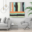 Alt Stripes I by PI Studio on GIANT ART - brown abstract