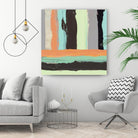 Alt Stripes I by PI Studio on GIANT ART - brown abstract