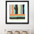 Alt Stripes I by PI Studio on GIANT ART - brown abstract