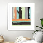 Alt Stripes I by PI Studio on GIANT ART - brown abstract