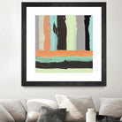 Alt Stripes I by PI Studio on GIANT ART - brown abstract