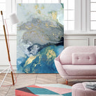 Ocean Splash I by PI Studio on GIANT ART - blue abstract