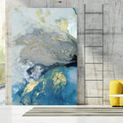 Ocean Splash I by PI Studio on GIANT ART - blue abstract