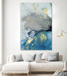 Ocean Splash I by PI Studio on GIANT ART - blue abstract