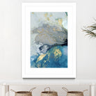 Ocean Splash I by PI Studio on GIANT ART - blue abstract