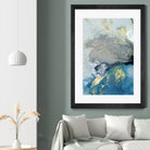 Ocean Splash I by PI Studio on GIANT ART - blue abstract